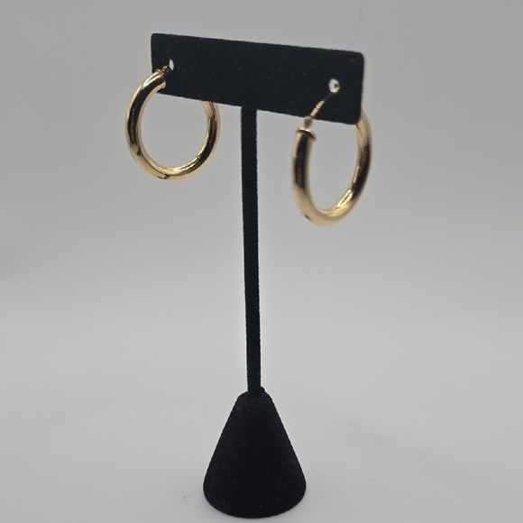 14k Yellow Gold Hoop Earrings